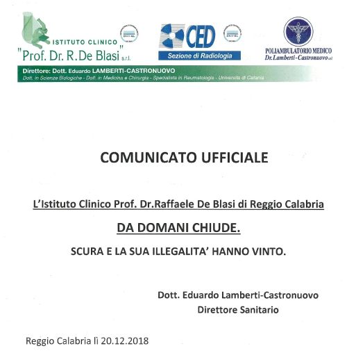 COMUNICATO2 CHIUSURA ISTITUTO DE BLASI-001 1