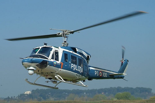polizia elicottero