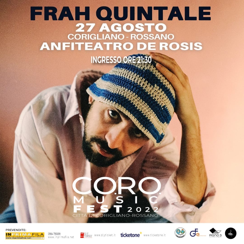 A Corigliano-Rossano fa tappa il Summer tour del rapper Frah Quintale ·  Cosenza Channel